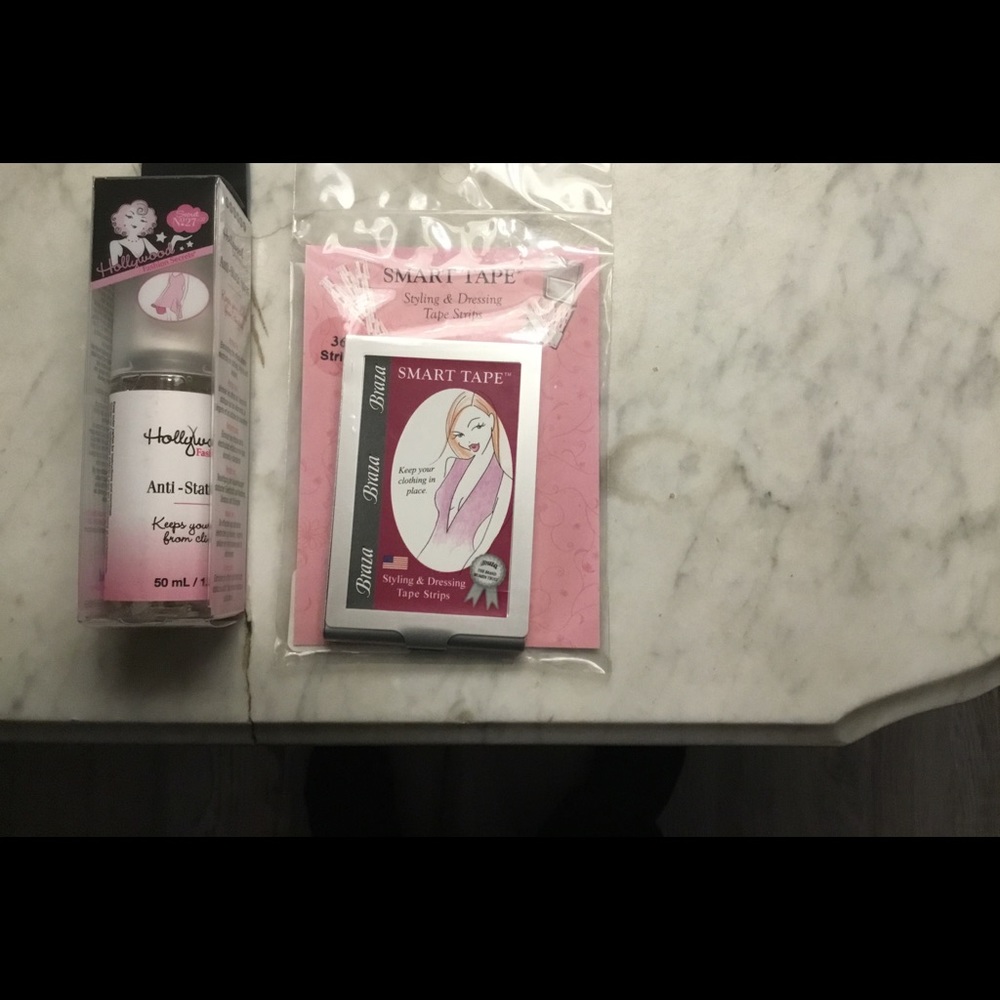 Braze Fashion Tape & Hollywood Anti-Static Spray NIB